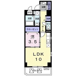 フューチャーＫⅠの物件間取画像